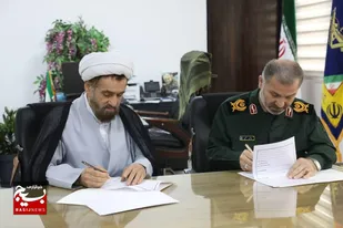امضای تفاهم&zwnj;نامه همکاری بین سپاه کربلا و ستاد اقامه نماز استان مازندران
