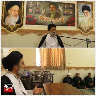 برگزاری مراسم سالگرد شهدای خدمت در ناحیه مقاومت بسیج هندیجان
