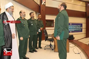 مراسم تکریم و معارفه جانشین فرمانده سپاه امام حسن مجتبی (ع) استان البرز برگزار شد
