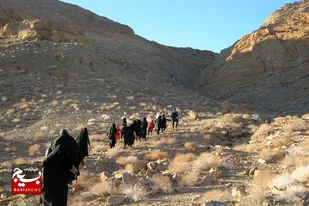 اعزام تیم منتخب خواهران کوهنورد بسیجی به استان تهران