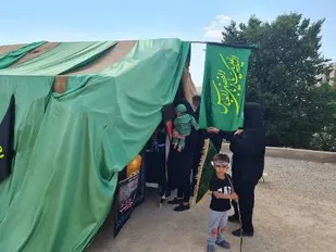 برگزاری مراسم شیرخوارگان حسینی در فرادنبه