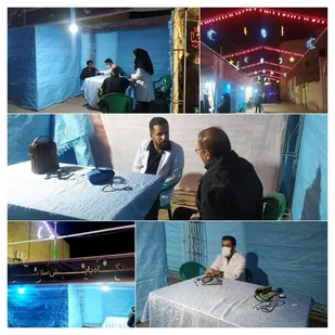 پایش سلامت معتکفین در شب قدر