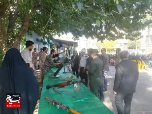 نمایشگاه سلاح و ادوات نظامی گردان ۲۲ امام حسین (ع) در سبزوار