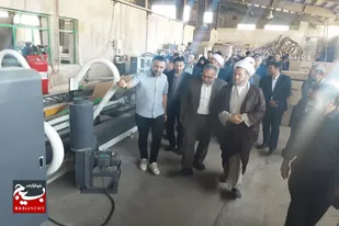 بازدید مسئولین کبودراهنگ از کارخانه کارتون سازی