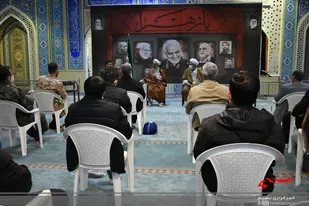 بسیجیان حوزه 517 شهید دستغیب با امام جمعه ماهدشت دیدار کردند+تصاویر