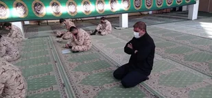 برگزاری مراسم گرامیداشت دهه آخر صفر در تیپ ۴۸ فتح