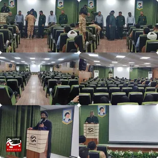 برگزاری مراسم تجلیل از رده های برتر عملیاتی جنگ ۱۲ روزه تحمیلی درایذه