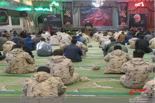 عزاداری ایام فاطمیه دوم در تیپ انصارالحسین(ع) همدان
