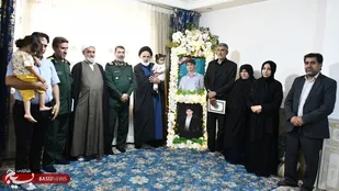 دیدار مسئولان سپاه فتح با خانواده شهدای جنگ رمضان در یاسوج + (تصاویر)