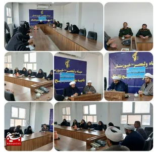 جلسه جهاد تبیین ، کلید روشنگری در جنگ ۱۲ روزه اسرائیل و ایران در شهرستان باغملک