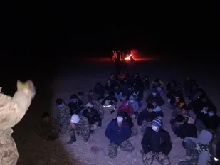 برنامه رزم شبانه در گرمسار برگزار شد