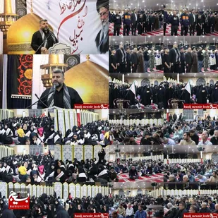 شکوه حضور عاشقان امام شهید  و آقای ایران در شهرستان ایذه