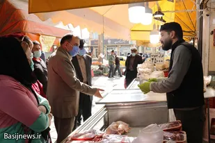 بازرسی سرزده مدیرکل تعزیرات و دادستان همدان از بازار