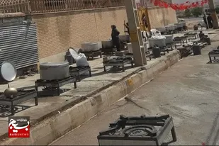 توزیع ۱۲هزار غذای نذری در شمال شیراز