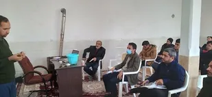 کلاس آموزش کاشت زعفران  توسط  گروه جهادی  انصارالحسین  گردان ۱۱۸امام حسین علیه السلام شهرستان اردستان