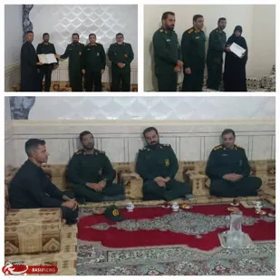 تجدید عهد با شهداء با حضور مسئول سازمان بسیج عشایری سپاه حضرت ولی عصر(عج) خوزستان و جانشین فرماندهی ناحیه هویزه