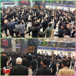 مراسم سوگواری عاشورای حسینی (ع) درحرم امامزاده عبدالله (ع) بندرهندیجان