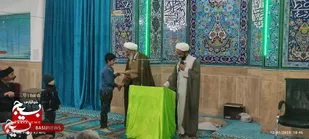 تکریم از بسیجیان در مسجد امام رضا(ع) استان قم