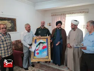 دیدار با خانواده شهید روحانی شهید &laquo;علی سام دلیری&raquo;