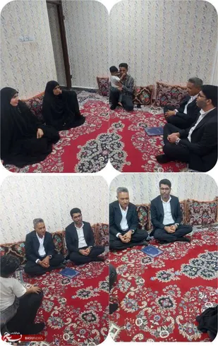 دیدار با مادر شهید حسین صبوریان جغین