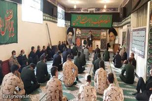 برگزاری مراسم عزاداری ماه محرم در سپاه اسدآباد