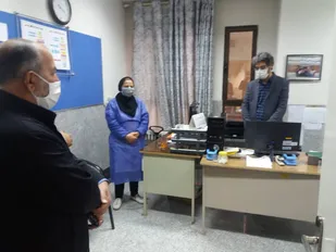دیدار با مدافعان سلامت در مجن و بسطام