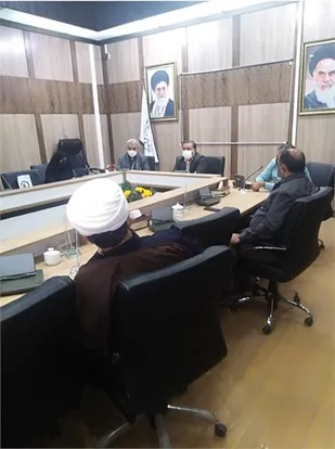 برگزاری نشست هماهنگی اجرای میز خدمت پایگاه بسیج اداره کل فرهنگ و ارشاد اسلامی خوزستان