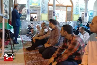 رونمایی از کتاب و روایتگری دفاع مقدس در امامزادگان شهرکرد