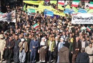 برگزاری راهپیمایی22 بهمن در شهرستان پاوه