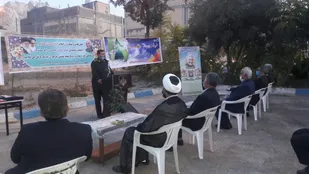 مراسم تکریم و معارفه فرمانده حوزه شهید بهشتی بخش پیربکران