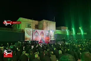 جلوه&zwnj;ای از عشق و ارادت عزاداران حسینی در مسجد جامع کبودراهنگ