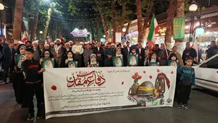 رژه باشکوه «جان‌فدا» باحضور پرشور مردم در قابِ ایثار و اقتدار ثبت شد