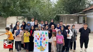 حضور جهادگران دانشگاه فرهنگیان در ملاخیل پوروا؛ شادی، آموزش و همدلی برای کودکان روستا