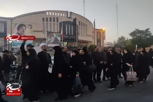 اعزام ۸۰۰ &nbsp;نفر از نهاوند به مراسم تشییع شهید قائد امت در تهران+تصاویر