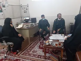 سرکشی فرمانده ناحیه مرکزی از حوزه نرجس خاتون ناحیه مرکزی یزد