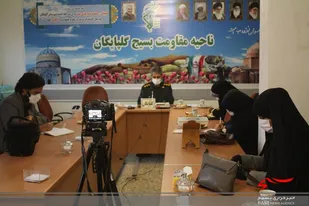 نشست خبری فرمانده سپاه گلپایگان با اصحاب رسانه