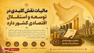 مالیات نقش کلیدی در توسعه و استقلال اقتصادی کشور دارد