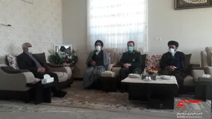 دیدار با خانواده شهید مدافع جیلان