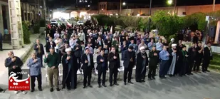 شورحسینی و حماسه انقلابی مردم لالی در شب شهادت امام جواد(ع)
