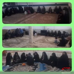 دیدار با خانواده شهدا در روستای مسن