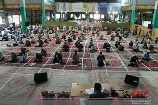 برگزاری مراسم دعای پر فیض عرفه در مصلای شهرستان اشتهارد+تصاویر