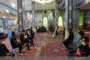 فرمانده نیروی مقاومت بسیج سپاه ناحیه شهرستان سرخه از پایگاه روستایی بازدید کرد