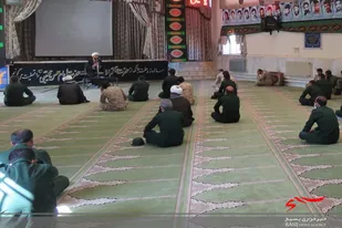 مراسم عزاداری رحلت پیامبر(ص) در تیپ انصارالحسین(ع) همدان