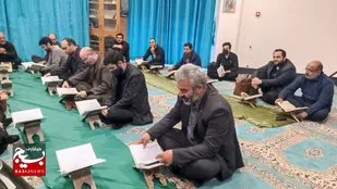مراسم محفل انس با قرآن کریم در گلوگاه