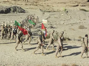 برگزاری رزمایش پدافندهوایی گروه ده محرم شاهرود