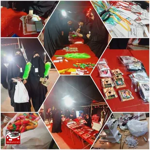 آماده سازی بسته های فرهنگی برای زائران اباعبدالله الحسین"ع" توسط نوجوانه های دهه نودی خرمشهری