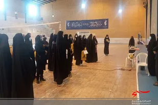 بانوان ورزشکار بسیجی شهرستان سرخه در مسابقات استانی حضور یافتند