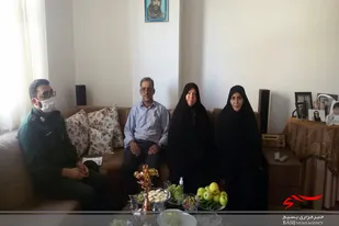 دیدار بسیجیان حوزه نجیمه با خانواده شهدا و ایثارگر