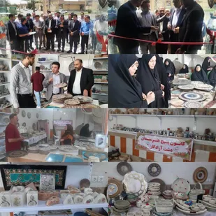 افتتاح نمایشگاه دائمی به مناسبت هفته صنایع دستی
