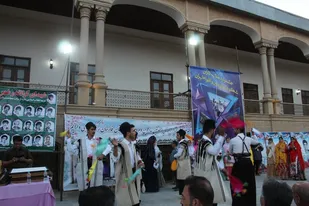 همایش فرهنگ و ادب اقوام ایران زمین در شهر حونقان